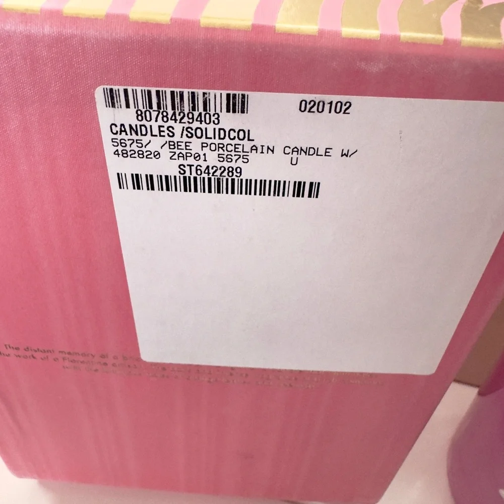Gucci Pink Porcelain Bee Candle - Picture 9 of 9